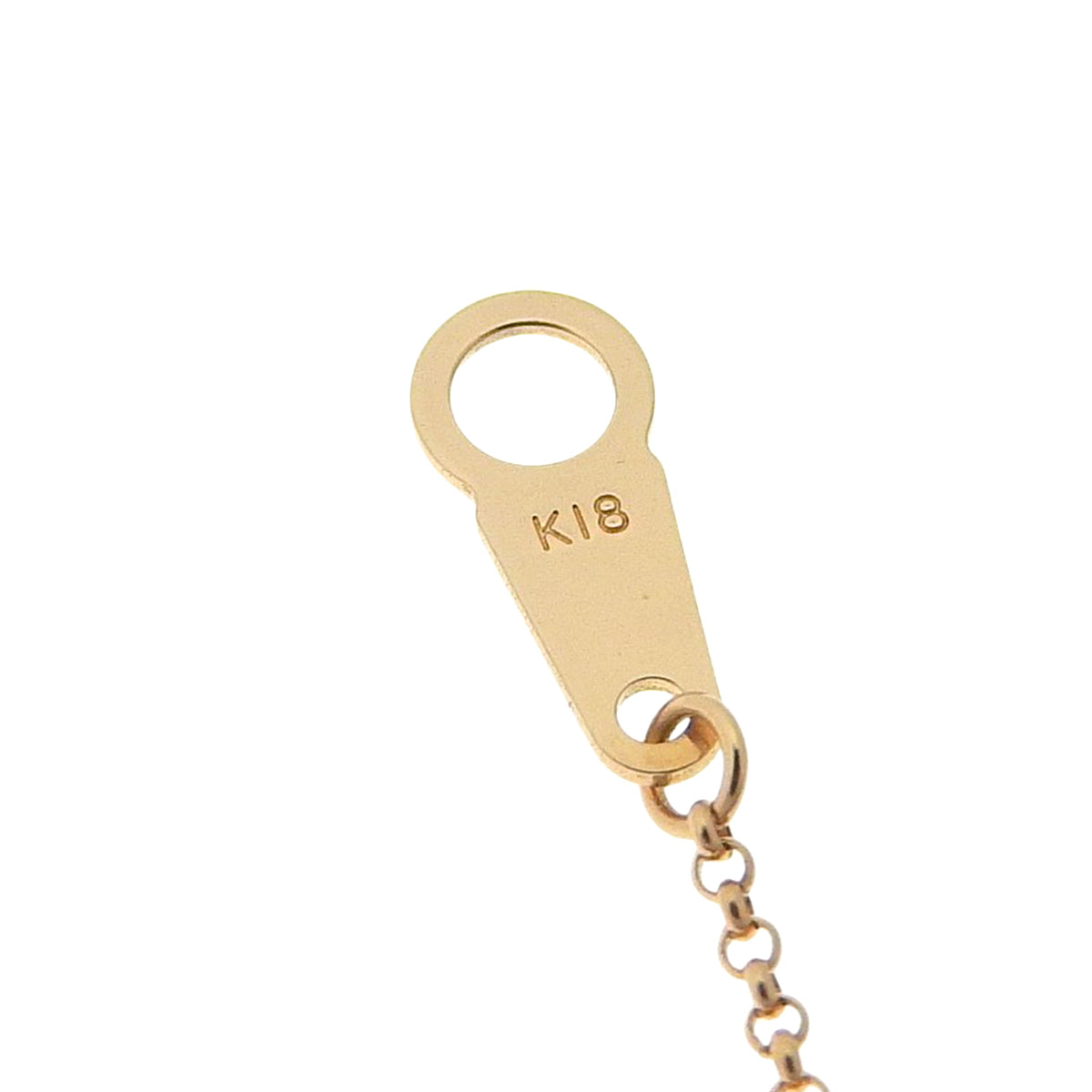 心形钻石项链 D0.50 粉金 K18PG