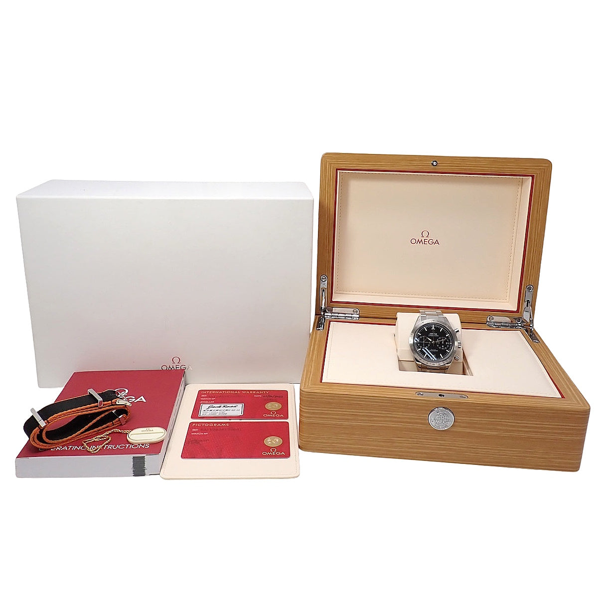 スピードマスター'57 331.10.42.51.01.001 SS ブラック 自動巻き メンズ