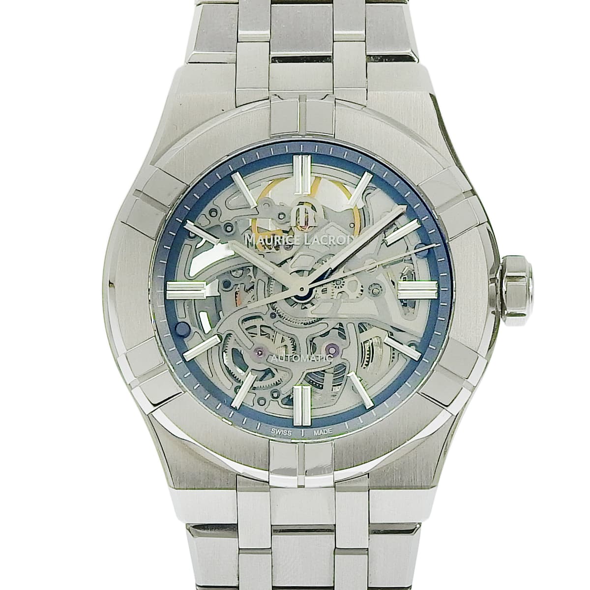 アイコン オートマティック スケルトン AI6007-SS002-030-1 SS 自動巻き メンズ