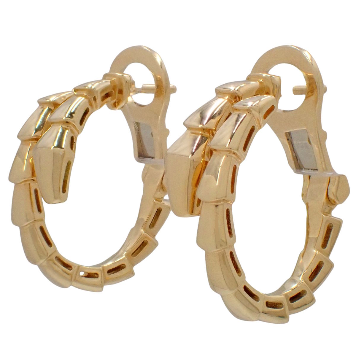Serpenti Viper Earrings in 18K Yellow Gold