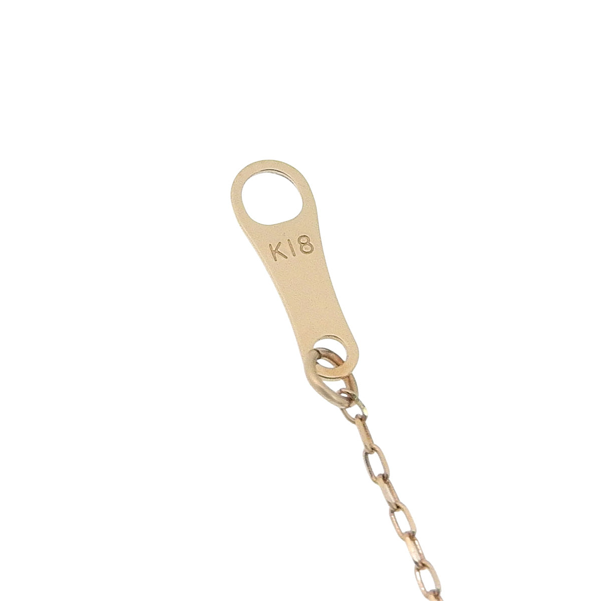 Diamond necklace D0.62 pink gold K18PG 1.2g