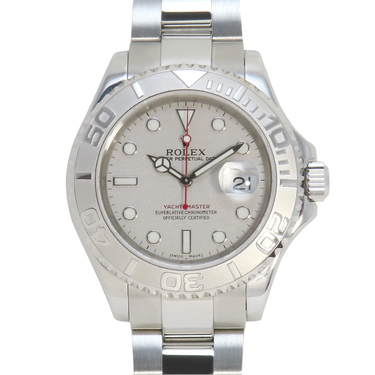 ヨットマスター 16622 PT/SS P番 シルバー 自動巻き