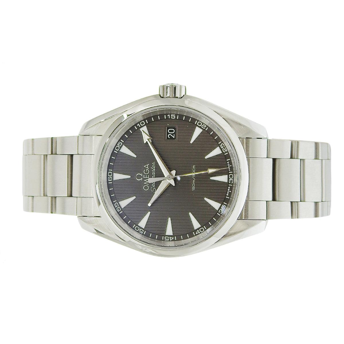 シーマスター アクアテラ 150M 231.10.39.60.001 SS グレー クオーツ メンズ