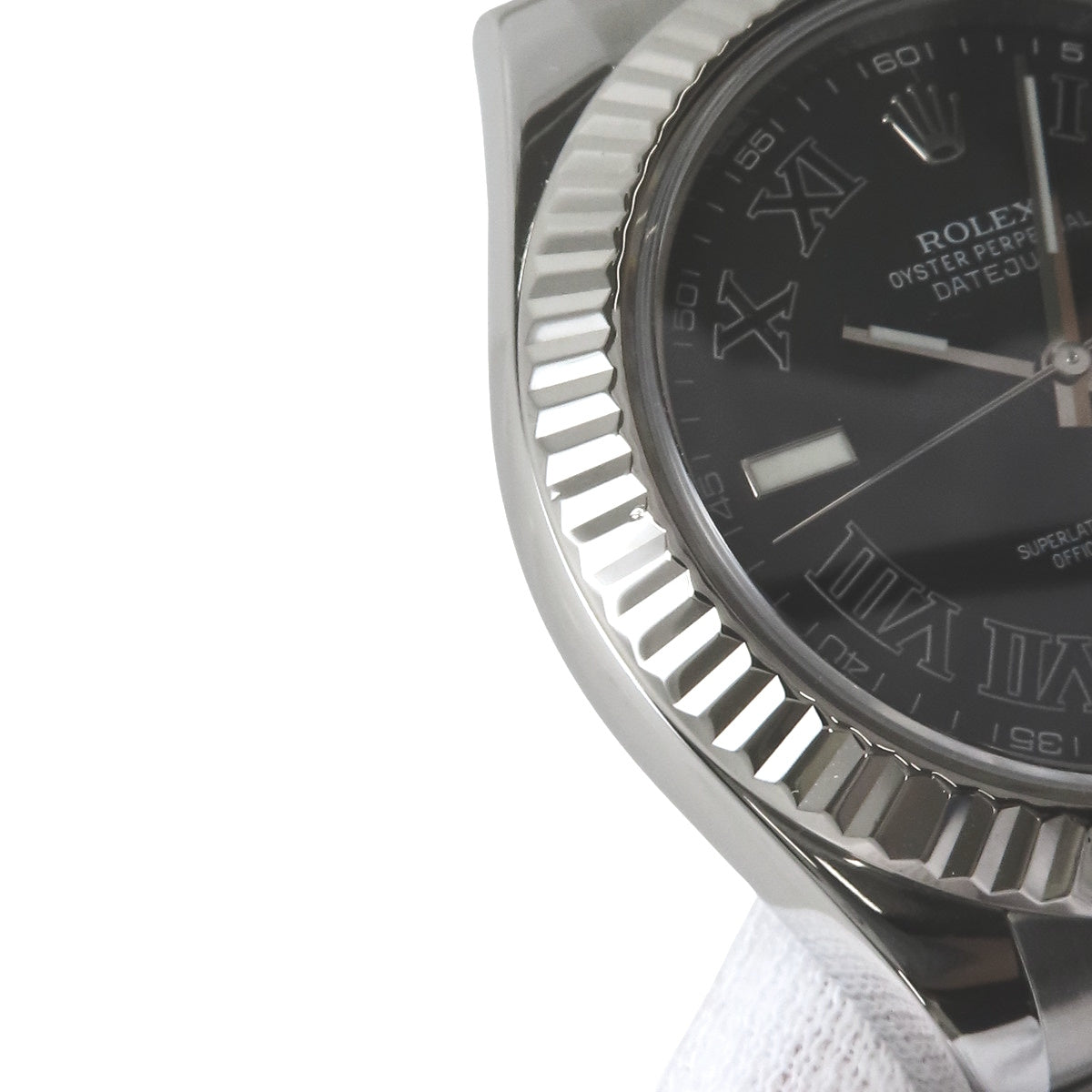 116334 Datejust Stainless Steel SS Random Serial Number Automatic Black Dial