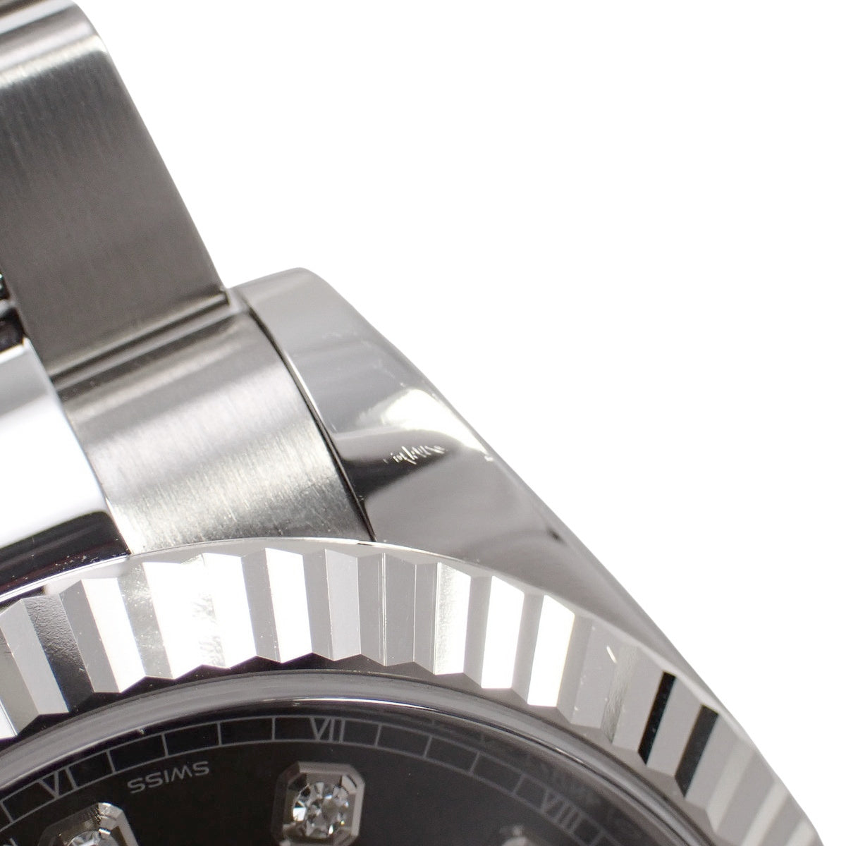 Datejust 41 126334G 白金/不锈钢，随机编号，镶嵌10颗钻石，自动上链，男士腕表