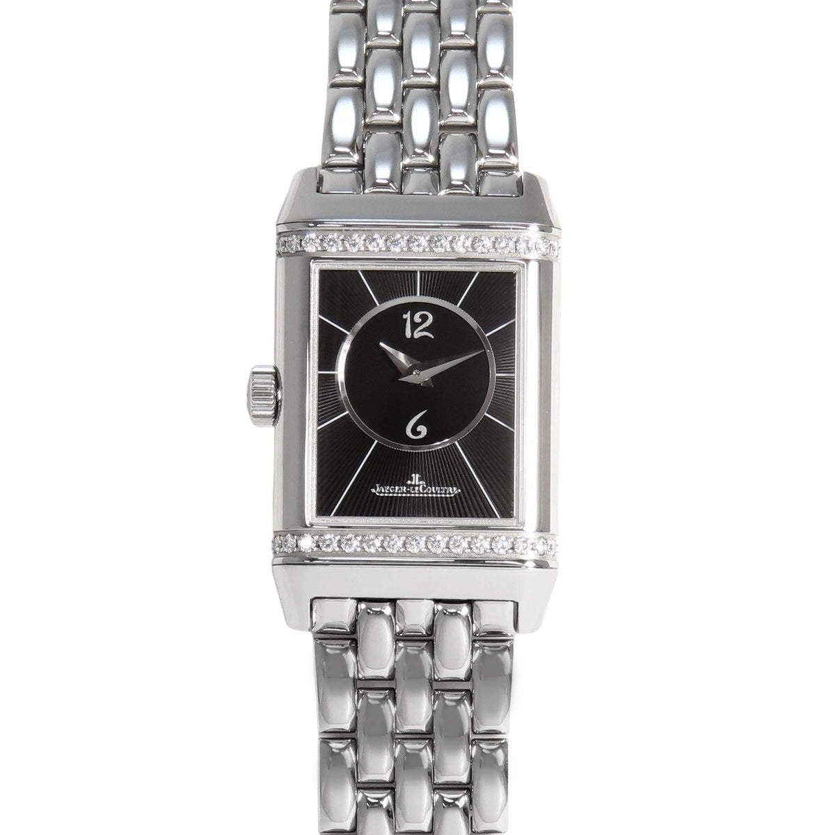 レベルソ クラシック スモール デュエット Q2668432 SS シルバー/ブラック 手巻き レディース