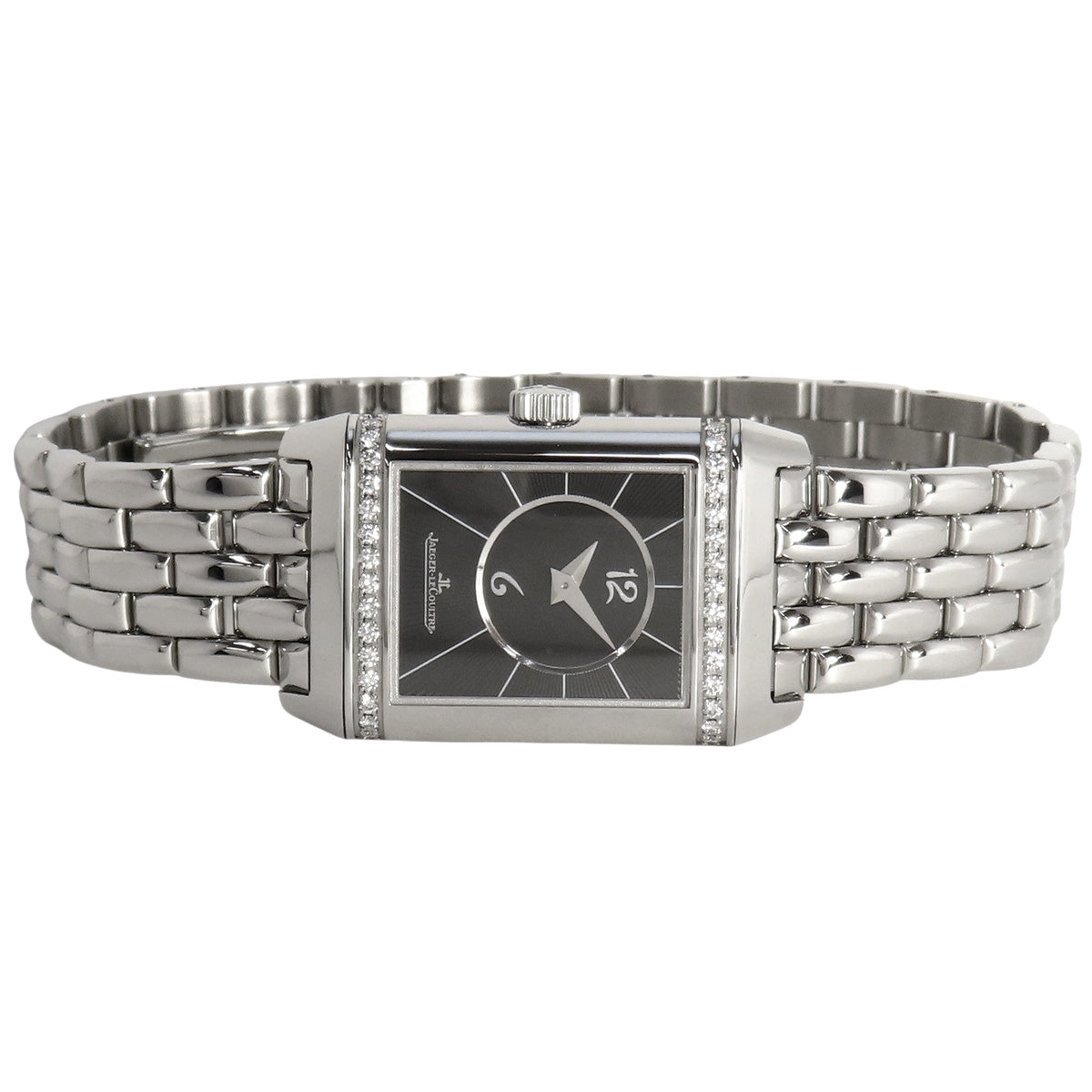レベルソ クラシック スモール デュエット Q2668432 SS シルバー/ブラック 手巻き レディース