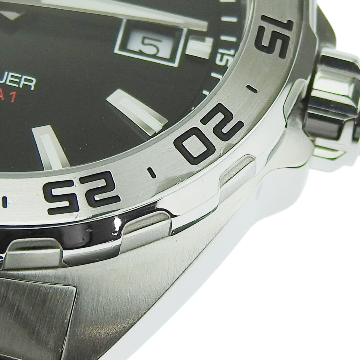 フォーミュラ1 デイト WAZ1112.BA0875 SS ブラック クオーツ メンズ