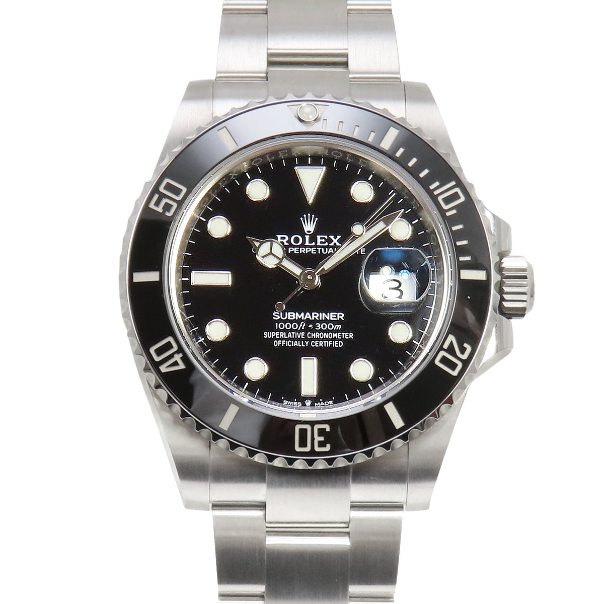 劳力士潜航者日历型 126610LN 不锈钢随机编号黑色自动男士腕表