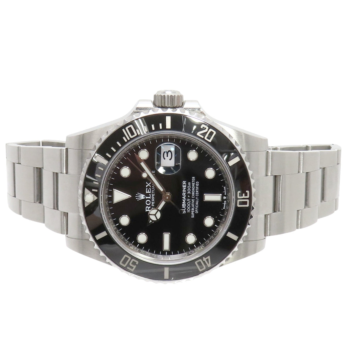 劳力士潜航者日历型 126610LN 不锈钢随机编号黑色自动男士腕表