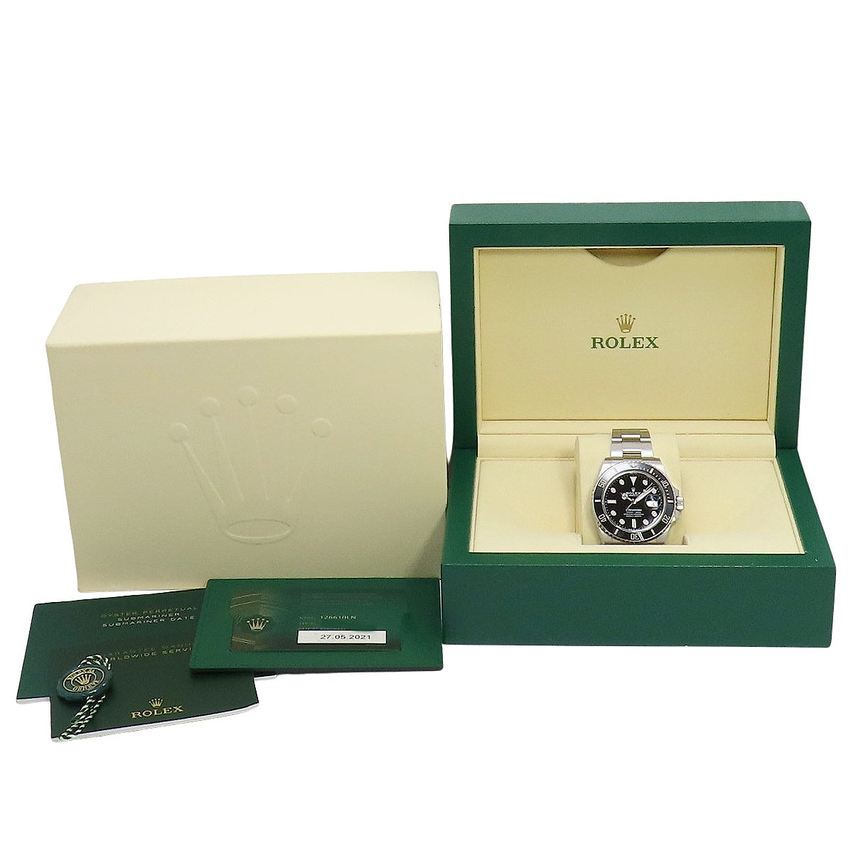 劳力士潜航者日历型 126610LN 不锈钢随机编号黑色自动男士腕表