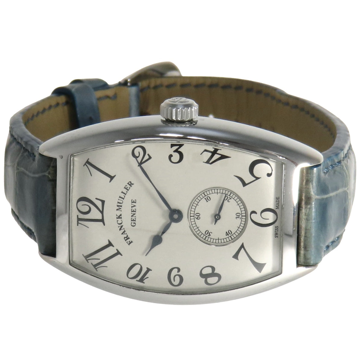 トノウカ―ベックス 25th 2851 S6 LTD SS/革 ホワイト 手巻き メンズ