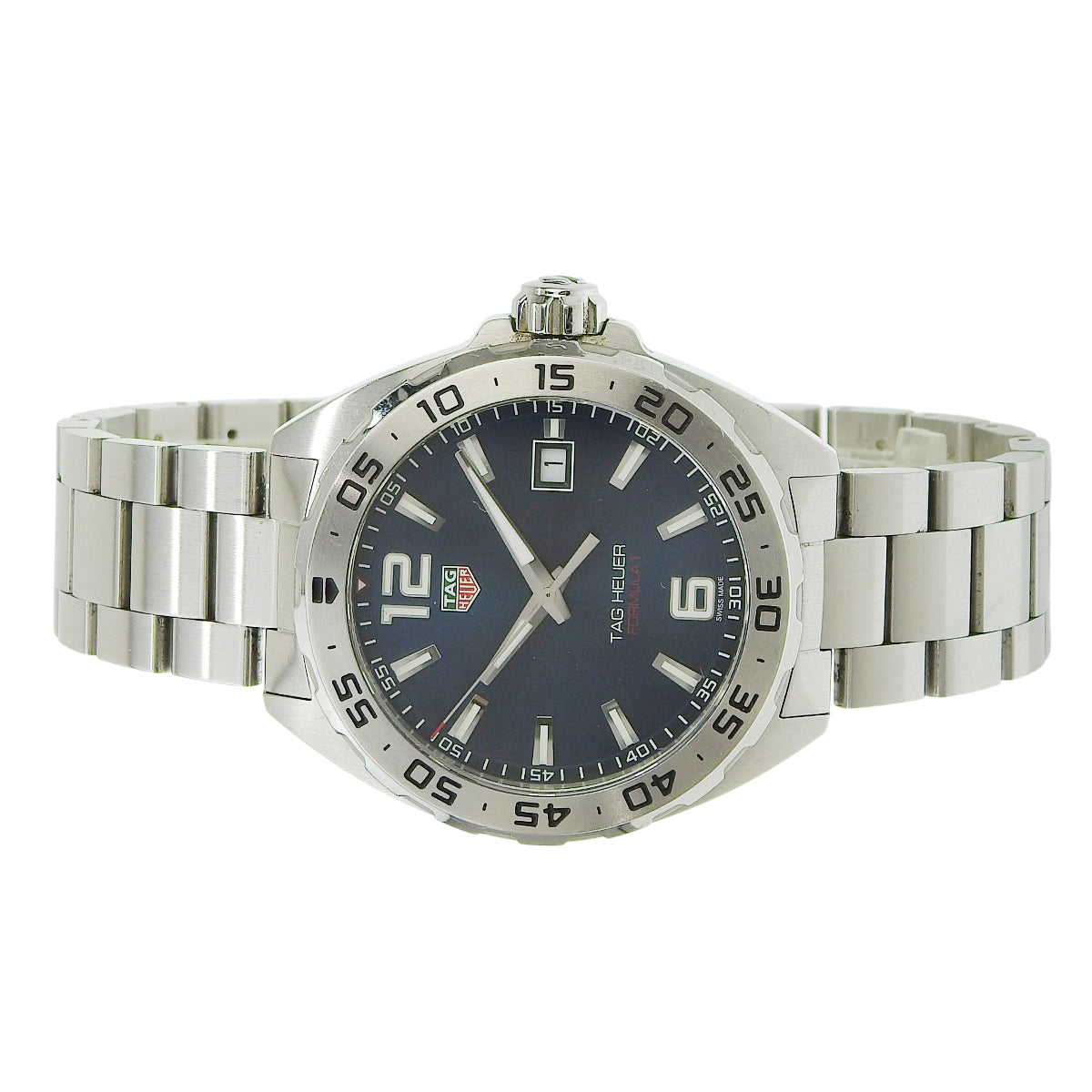 フォーミュラ1 デイト WAZ1118.BA0875 SS ブルー クオーツ メンズ