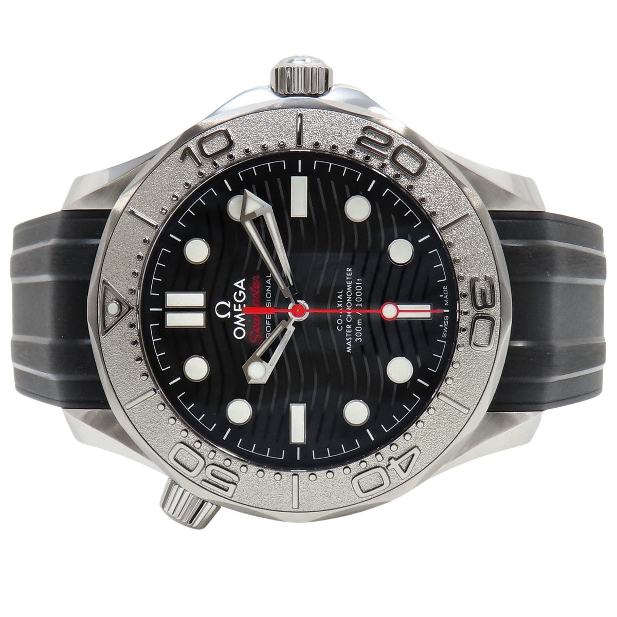 シーマスターダイバー300M Nekton 210.32.42.20.01.002 SS/ラバー ブラック 自動巻き メンズ