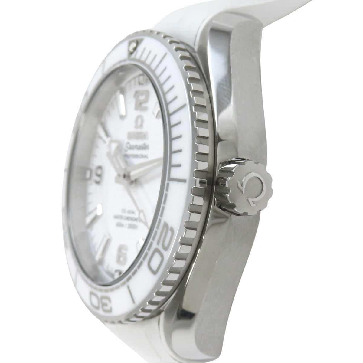 215.33.40.20.04.001 Seamaster Planet Ocean SS/Rubber Automatic White