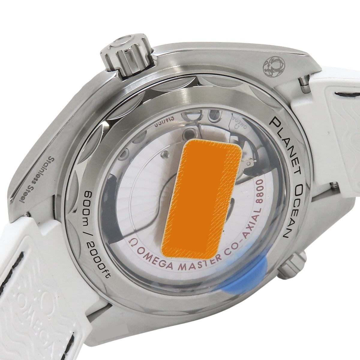 215.33.40.20.04.001 Seamaster Planet Ocean SS/Rubber Automatic White