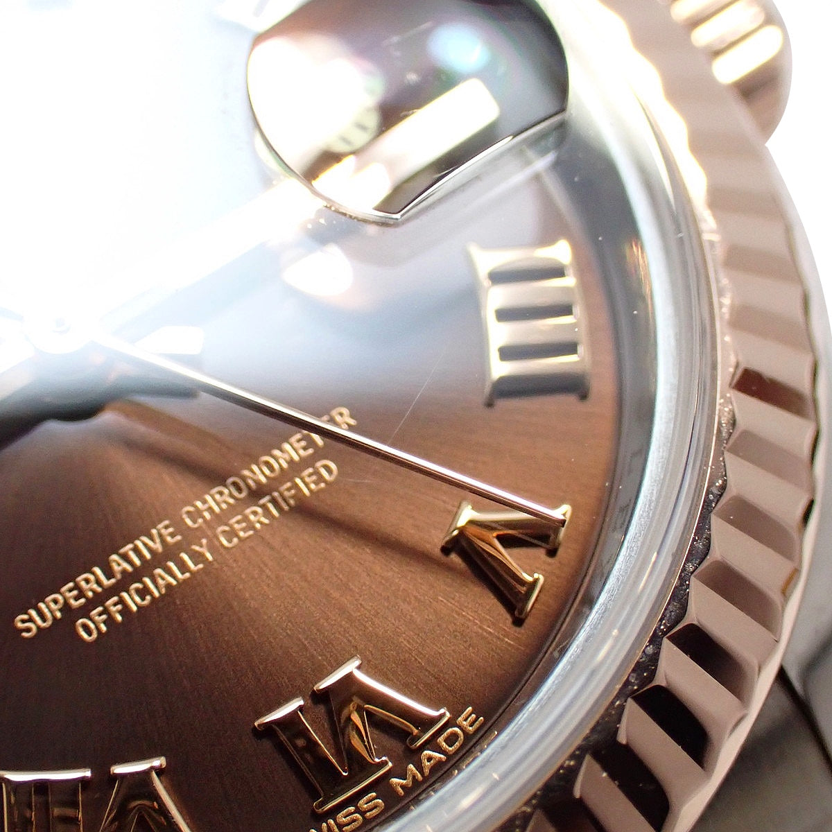 デイトジャスト28 279171 PG/SS チョコレートローマ 自動巻き