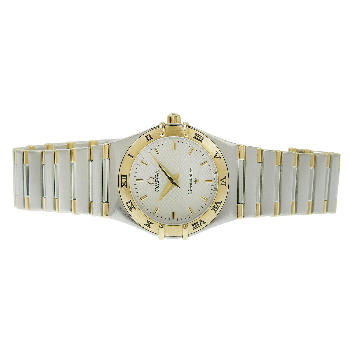 コンステレーション 1372.30.00 YG/SS ホワイト クオーツ レディース