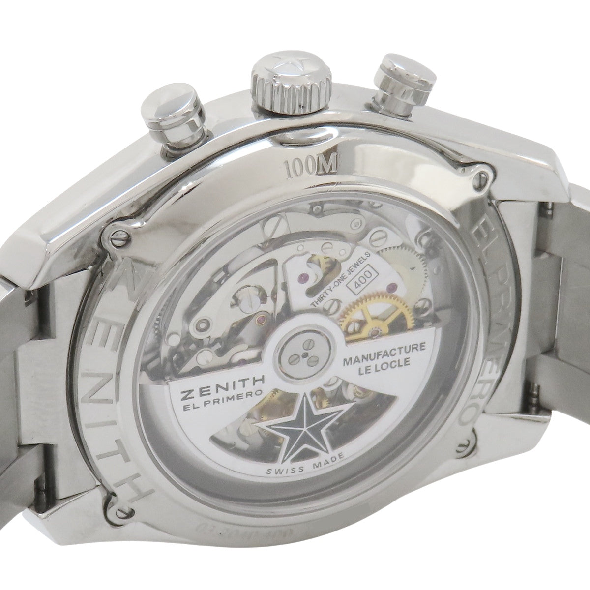 クロノマスター エル・プリメロ 03.2040.400 SS シルバー 自動巻き メンズ