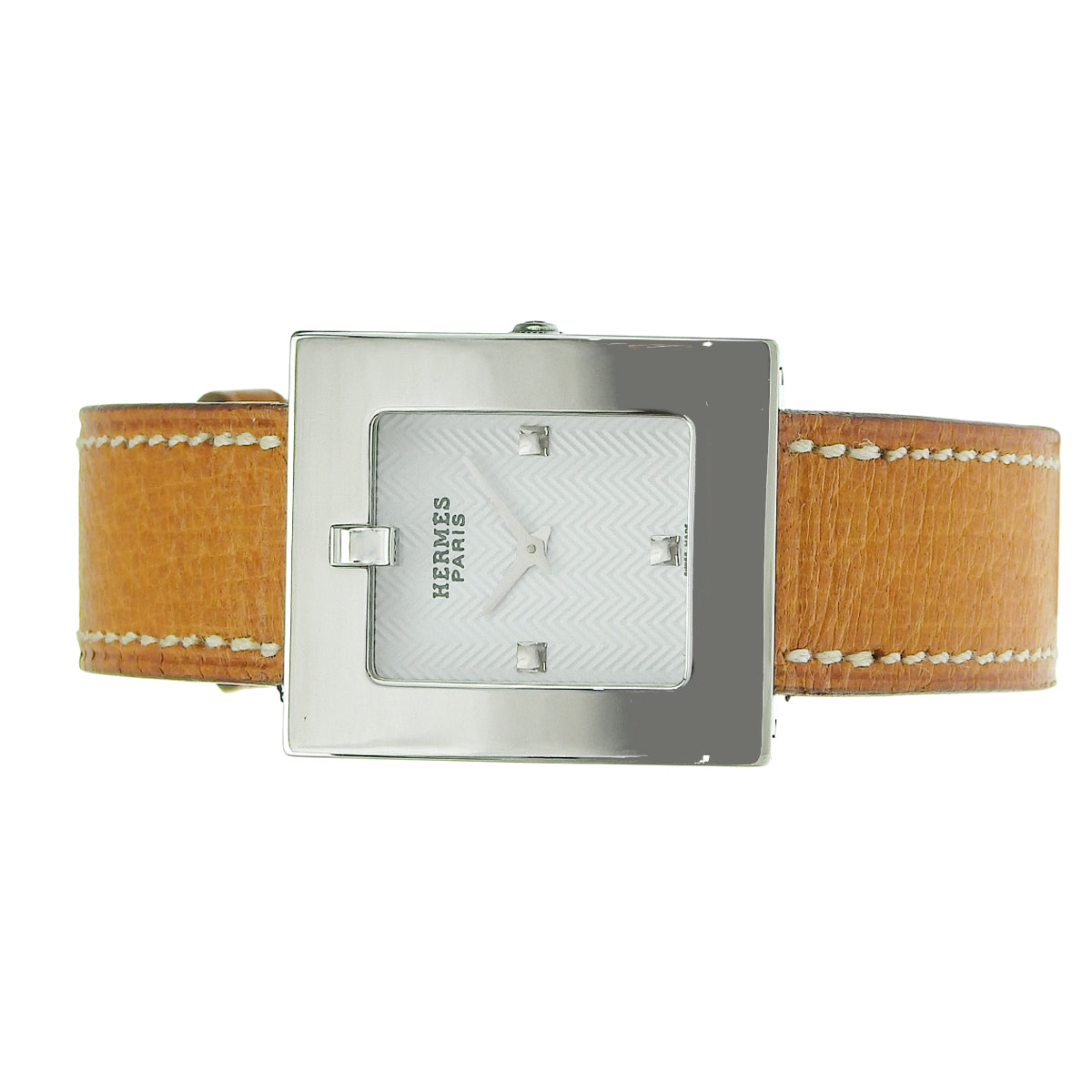 ベルトウォッチ BE1.210 SS/革 ホワイト クオーツ レディース