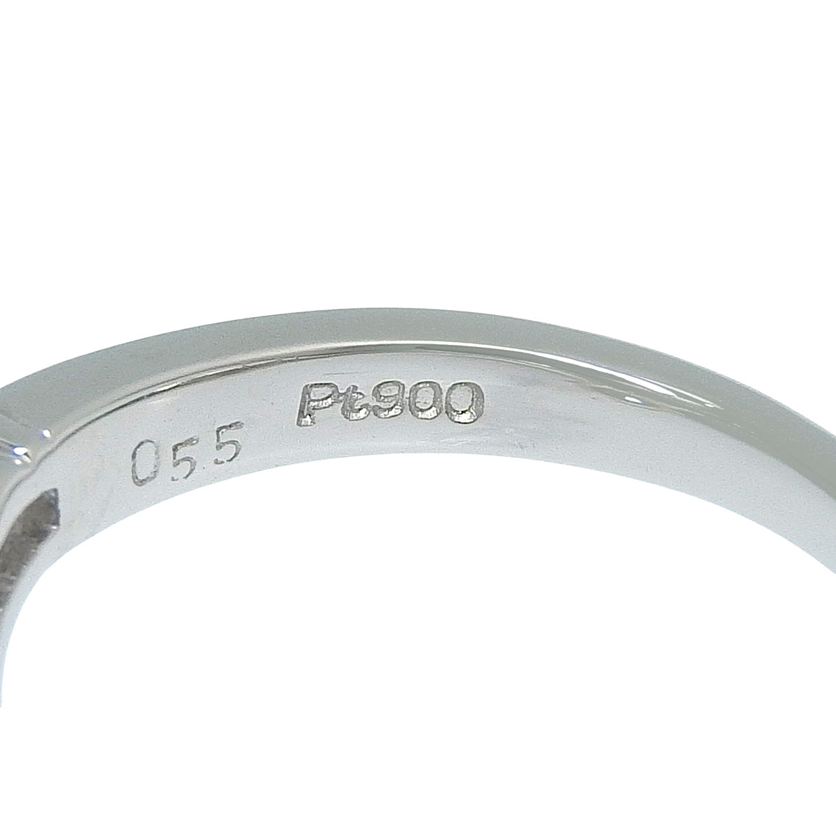 Diamond Ring D0.55,0.45 Platinum Pt900