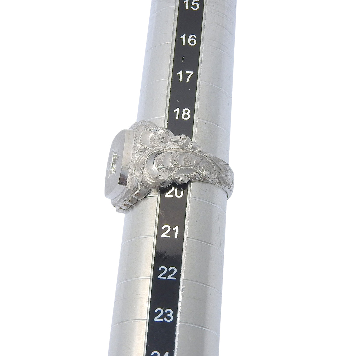 ダイヤモンド 印台 リング プラチナ Pt900