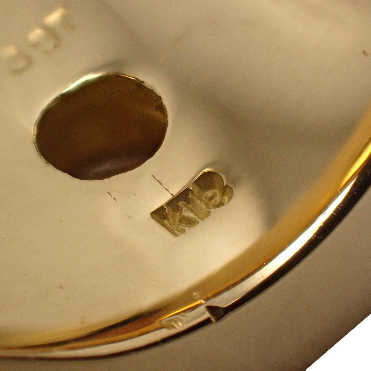 ダイヤモンド 印台 リング D0.397 イエローゴールド K18YG