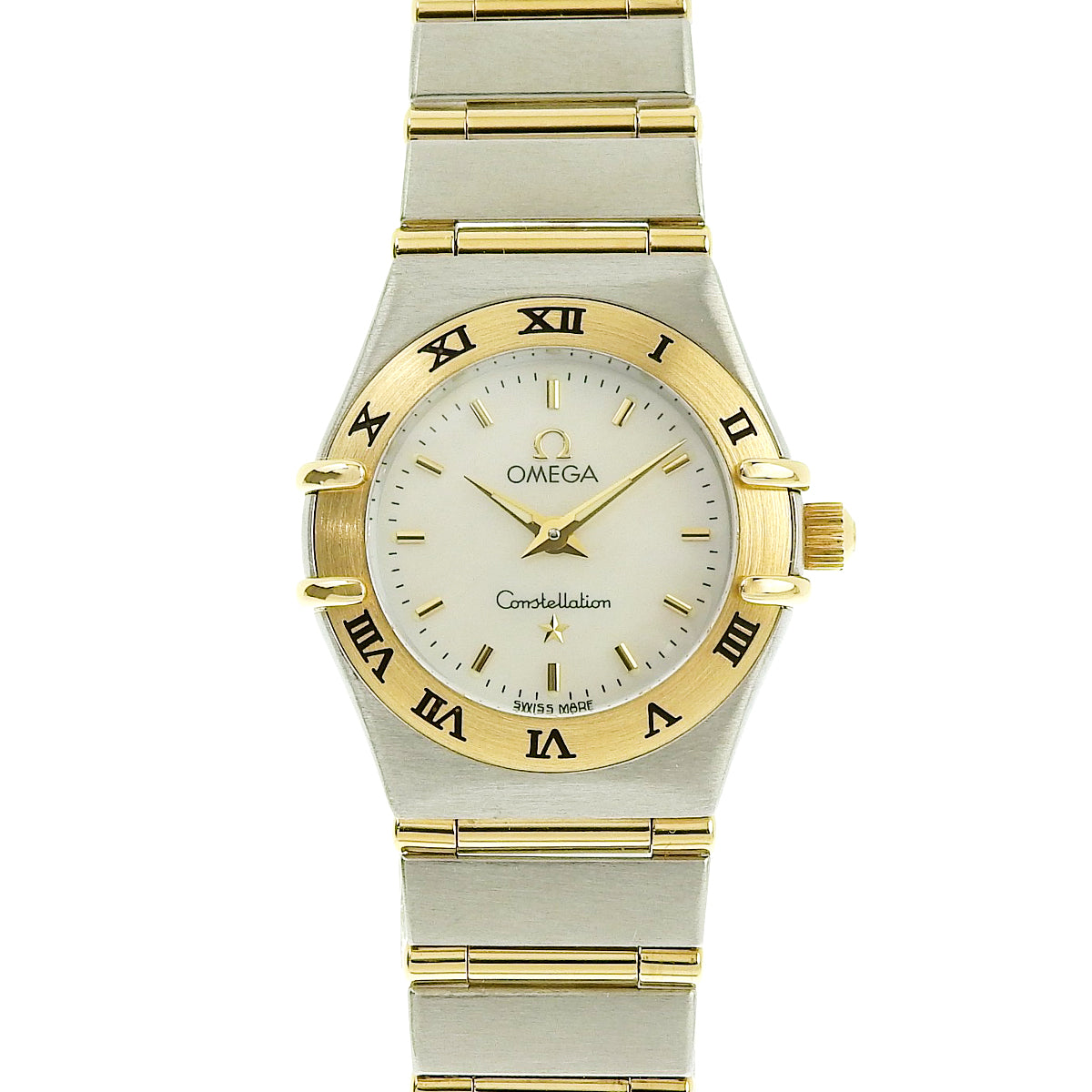 Constellation 1262.70 K18 x SS 表壳 白色石英女表