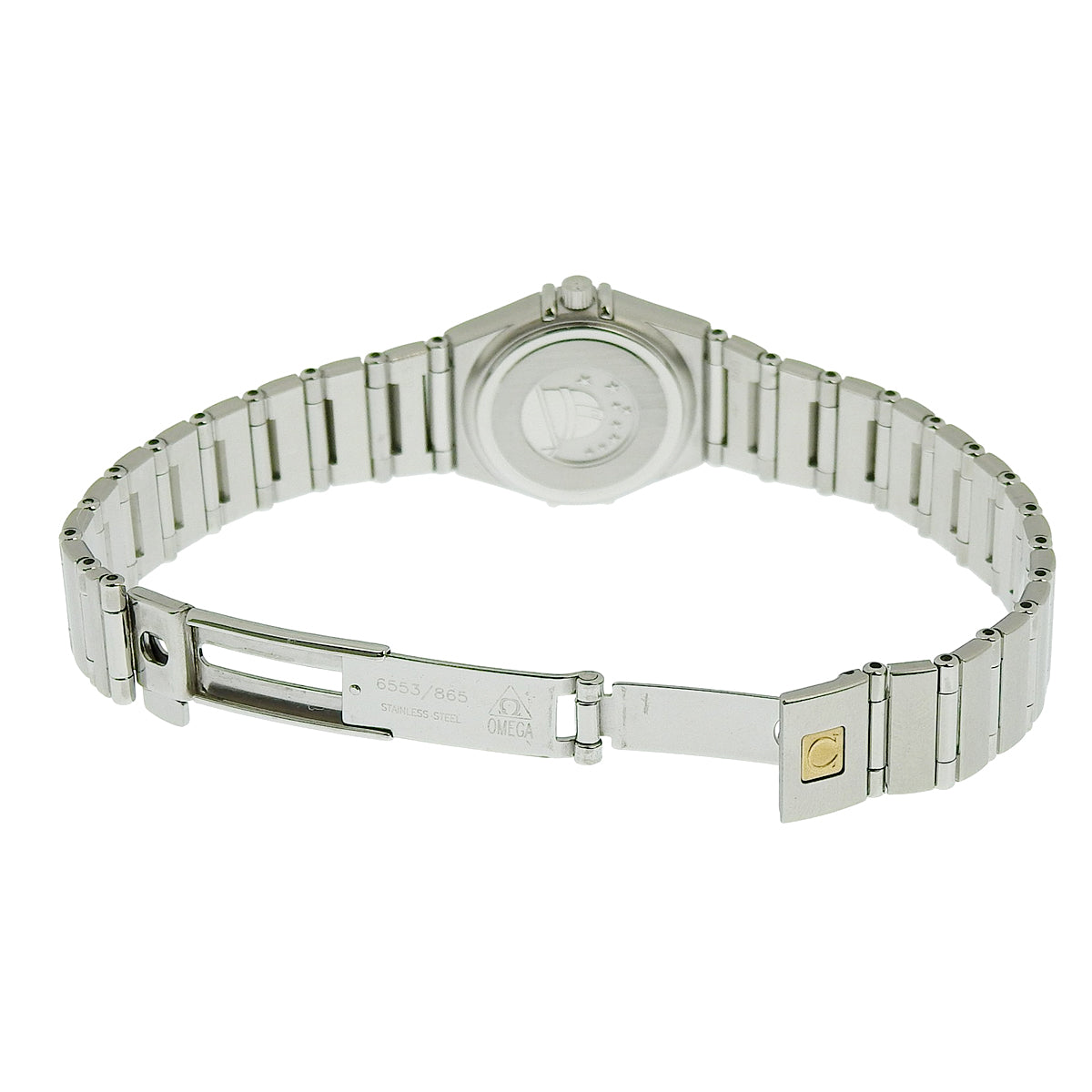 Constellation 1566.86 SS 12PD Fancy Mother-of-Pearl Dial Light Blue Quartz Women's