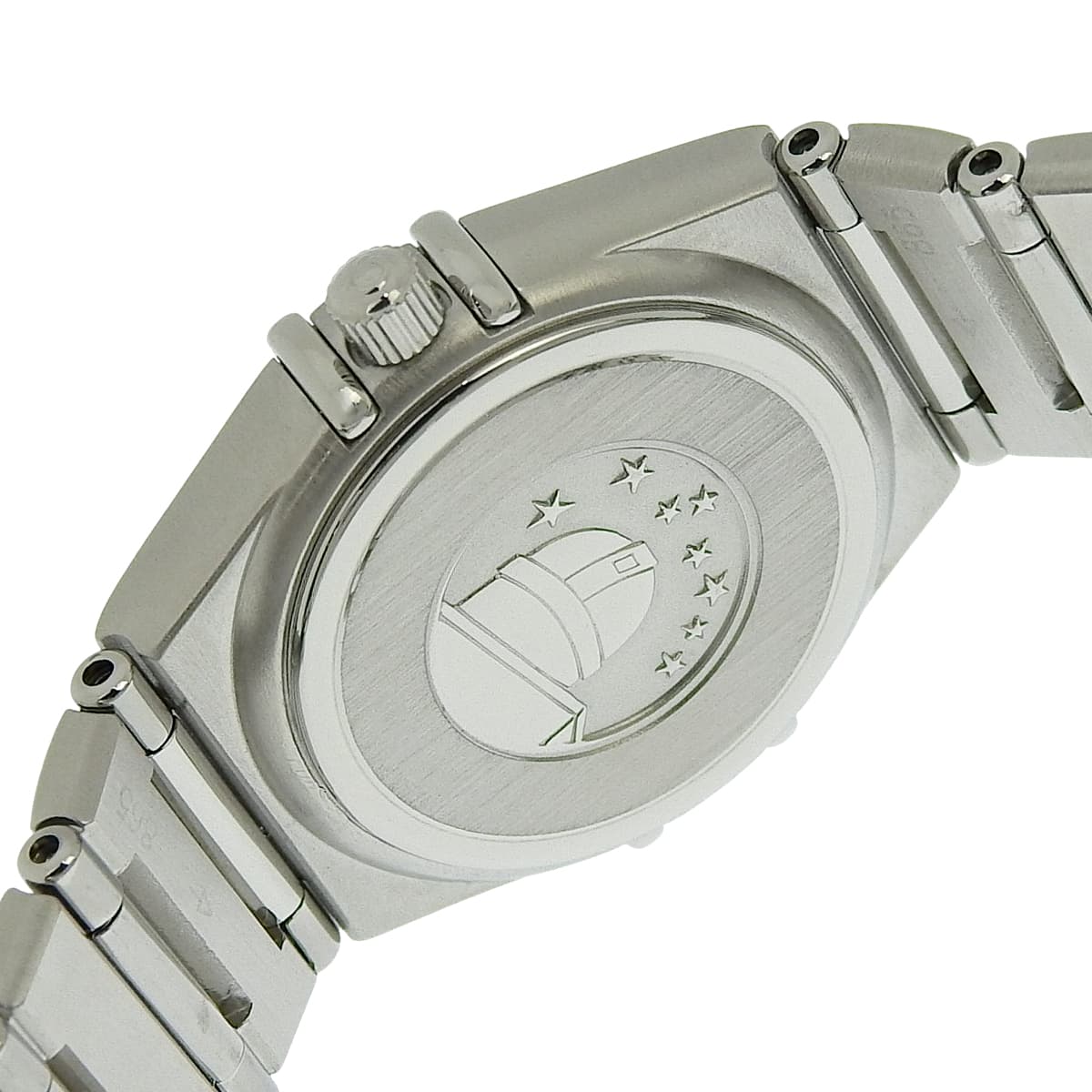 Constellation 1566.86 SS 12PD Fancy Mother-of-Pearl Dial Light Blue Quartz Women's