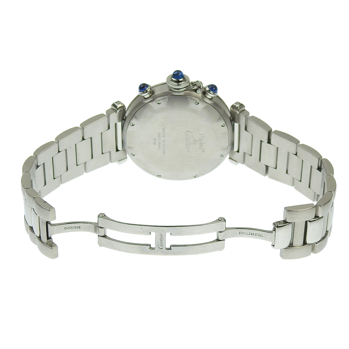 パシャ38 クロノグラフ W31018H3 SS ホワイト クオーツ メンズ