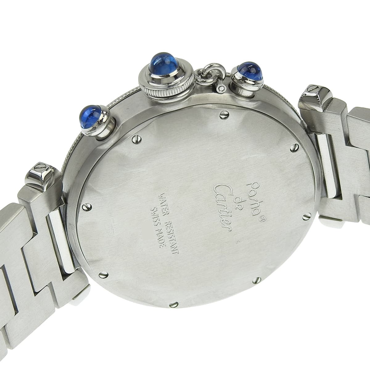 パシャ38 クロノグラフ W31018H3 SS ホワイト クオーツ メンズ