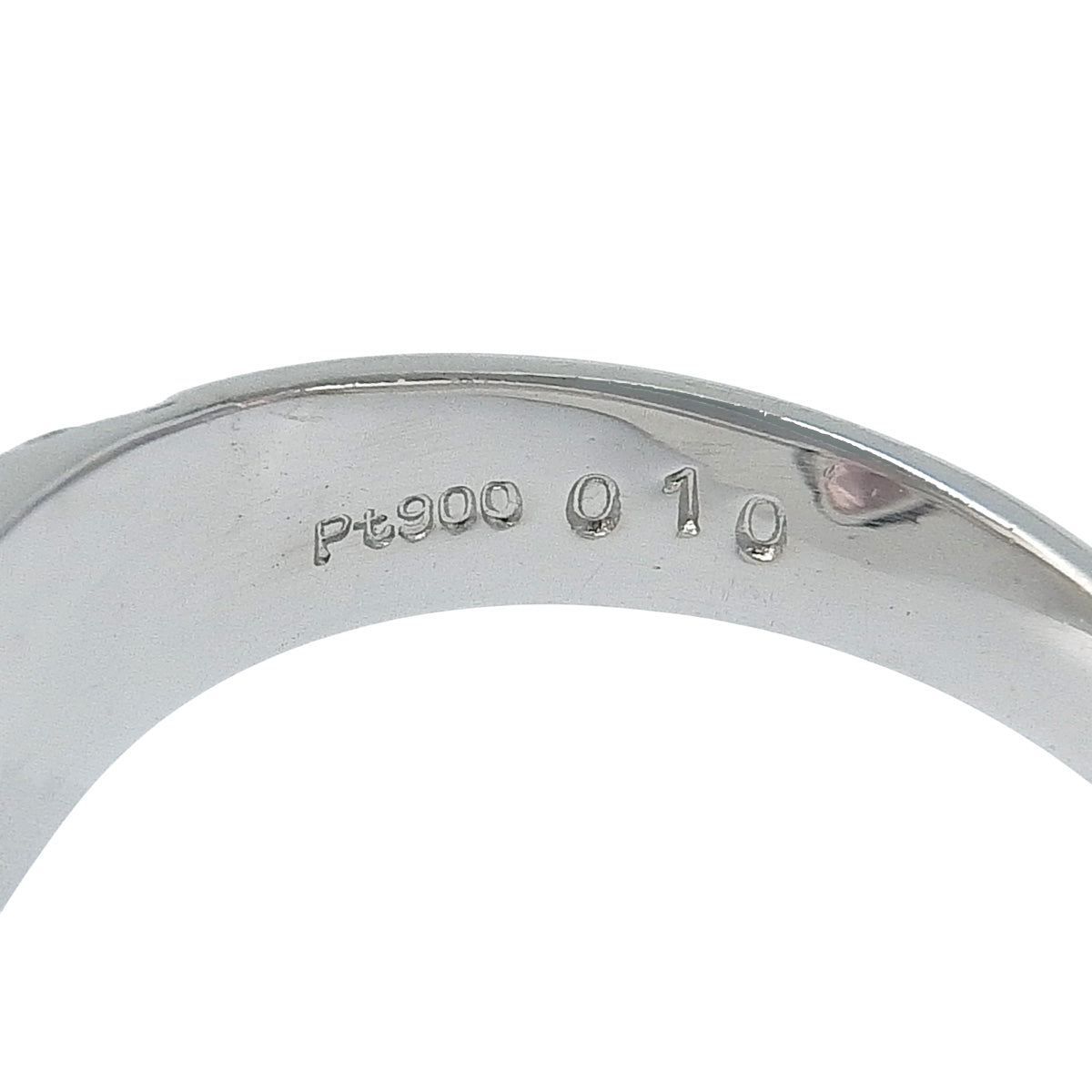 Pink tourmaline ring PT2.45/D0.10 Platinum Pt900