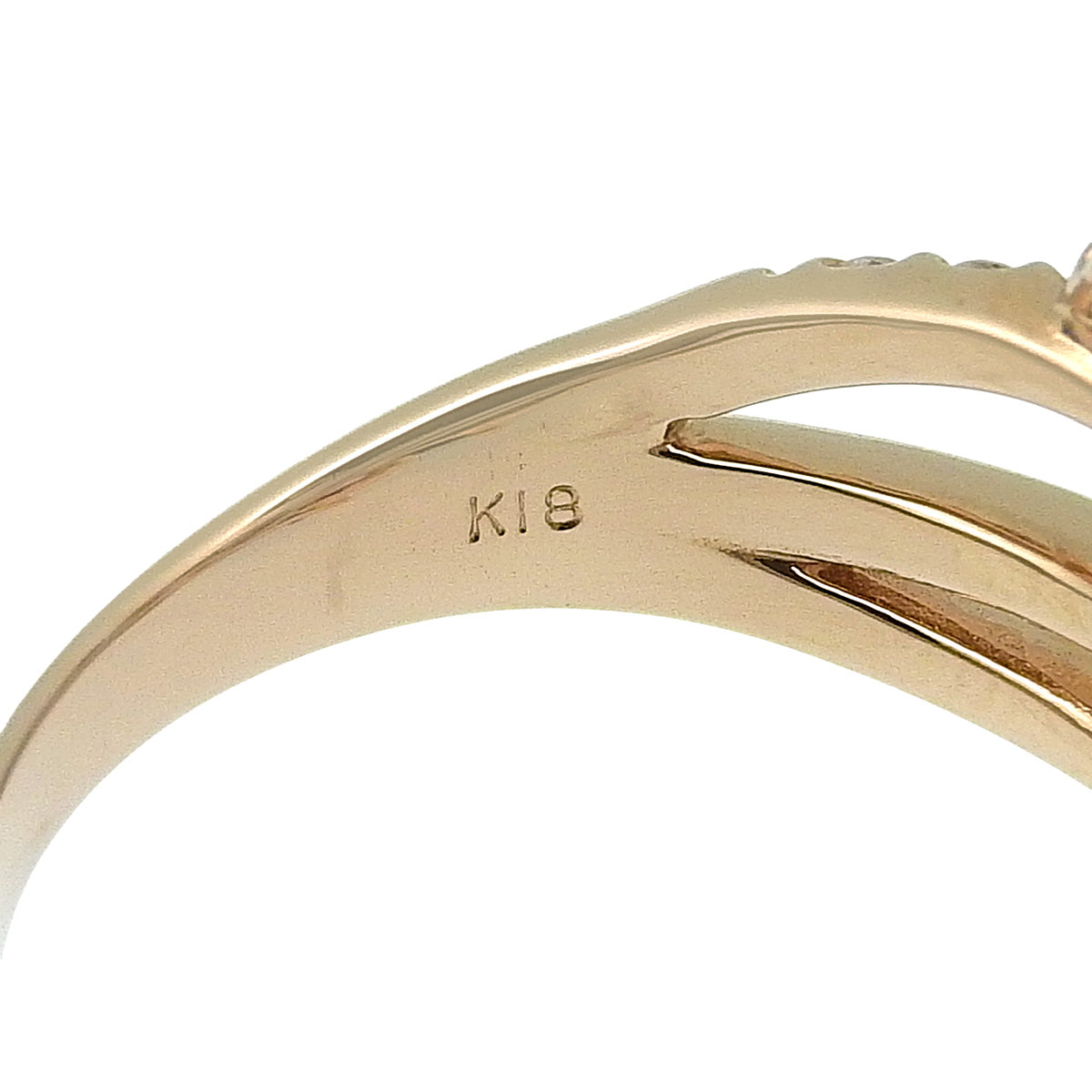 ピンクサファイアリング PS0.39/D0.58 ピンクゴールド K18PG