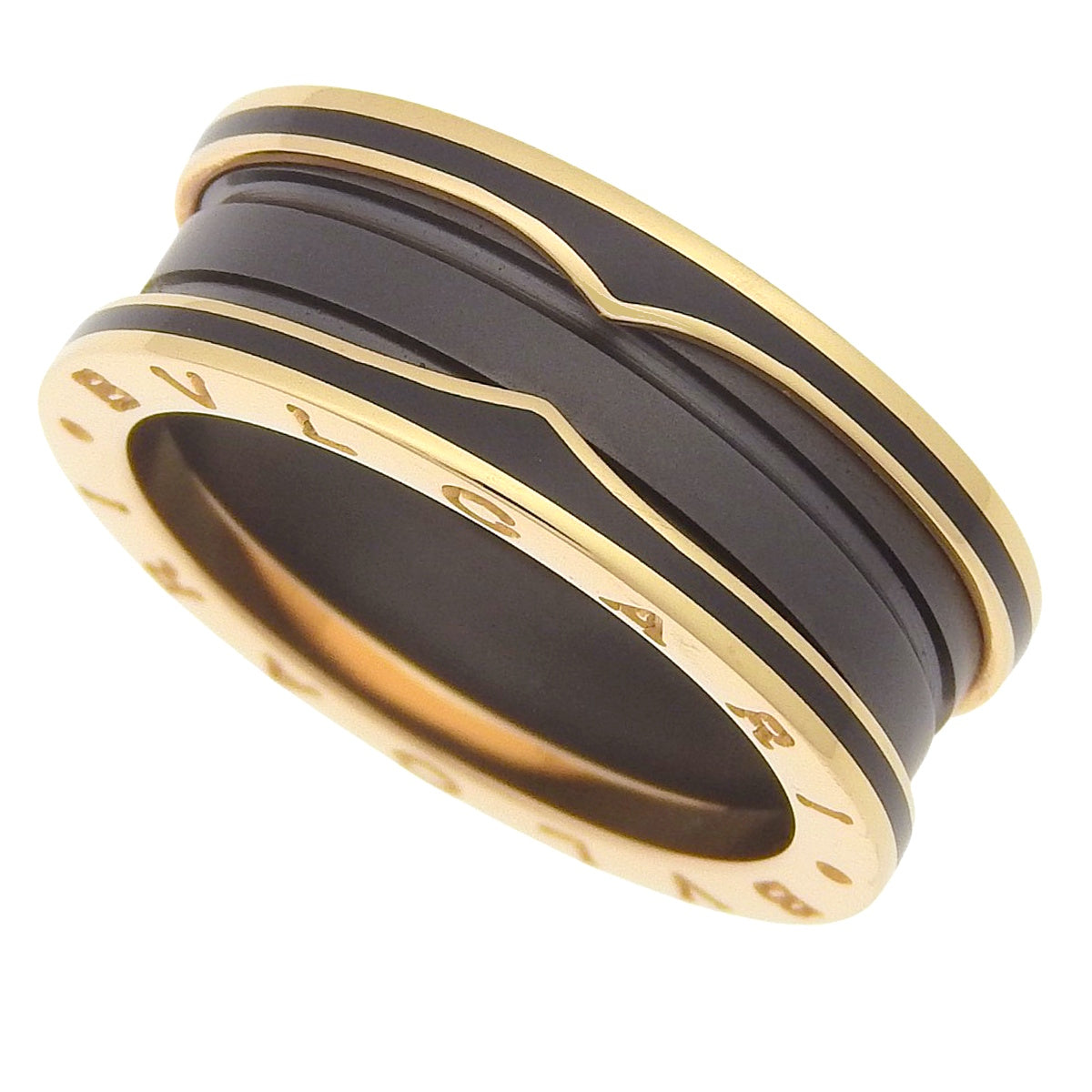 ビー・ゼロワン リング ピンクゴールド K18PG セラミック CE