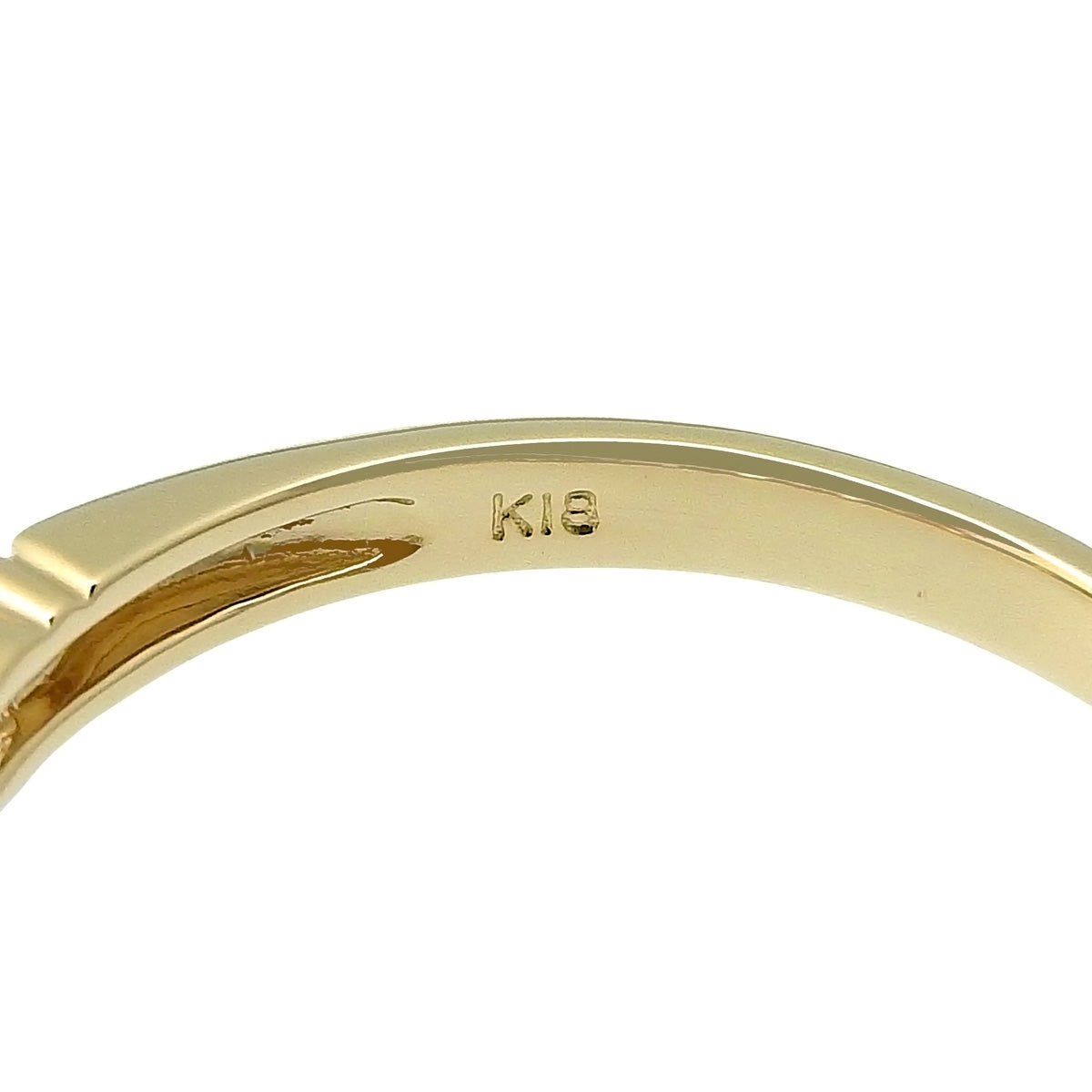 ハーフエタニティ ダイヤモンドリング D1.00 イエローゴールド K18YG