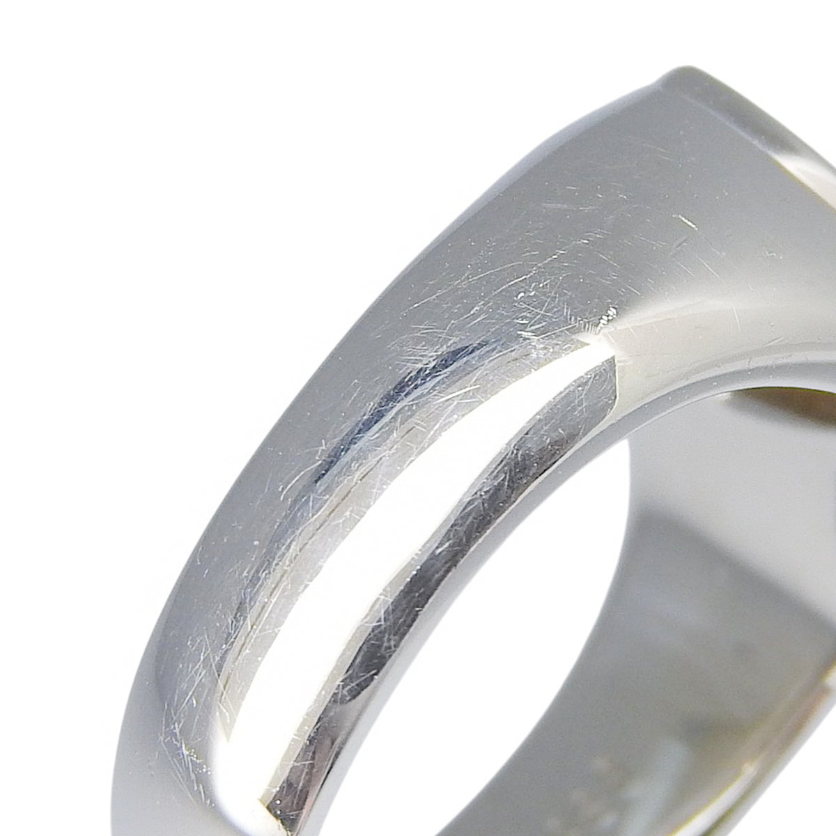 Signet Diamond Ring D0.223 Platinum Pt950 Pink Gold K18PG