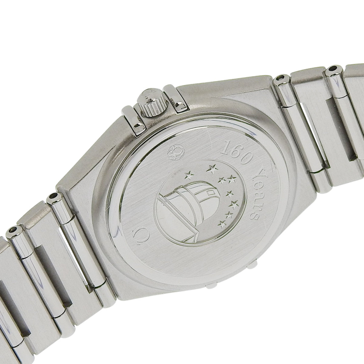 コンステレーション 160周年記念 111.15.23.60.55.001 SS シェル文字盤 12PD ベゼルダイヤ クオーツ レディース