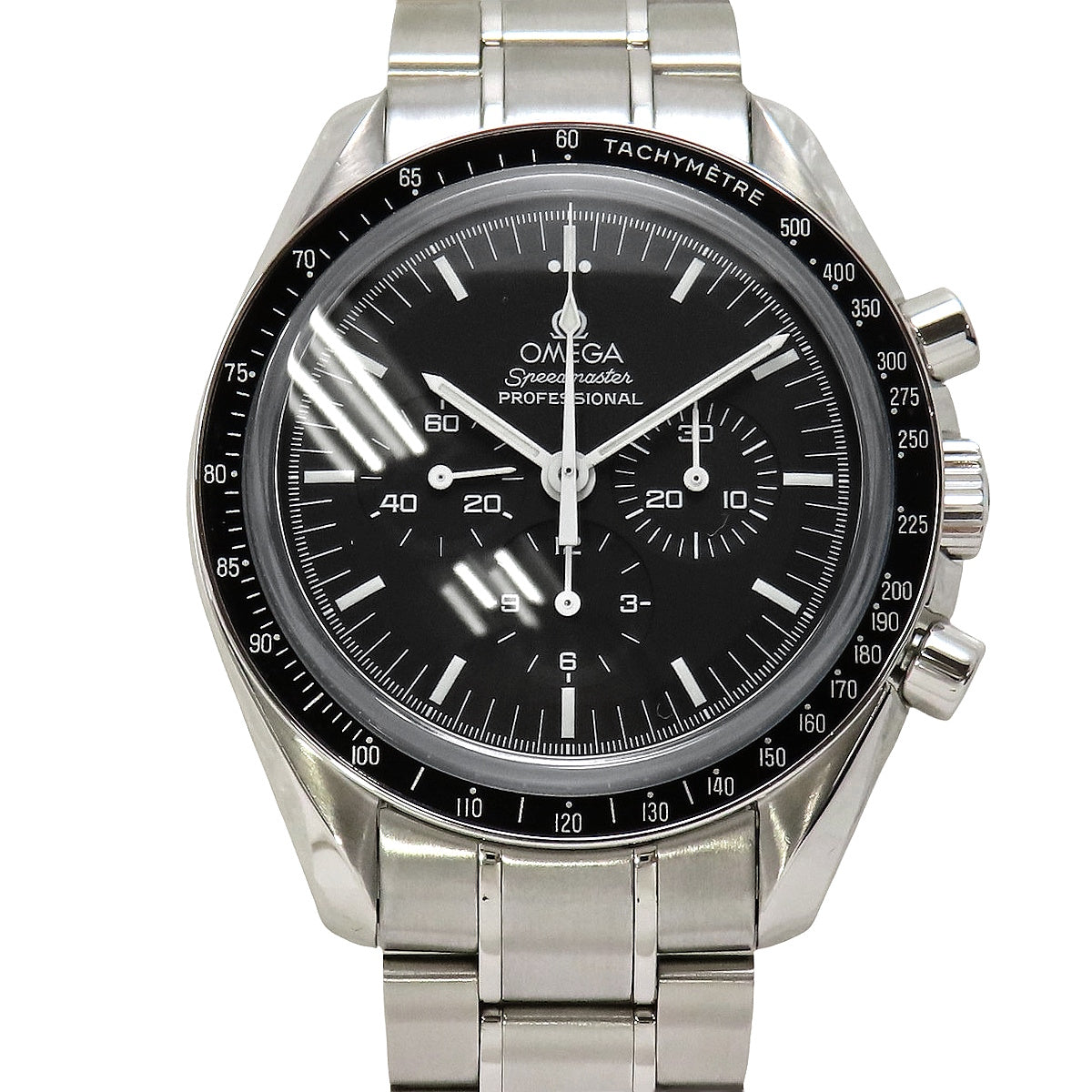 Speedmaster Professional Moonwatch 3573.50.00 SS Black Manual Winding Men's