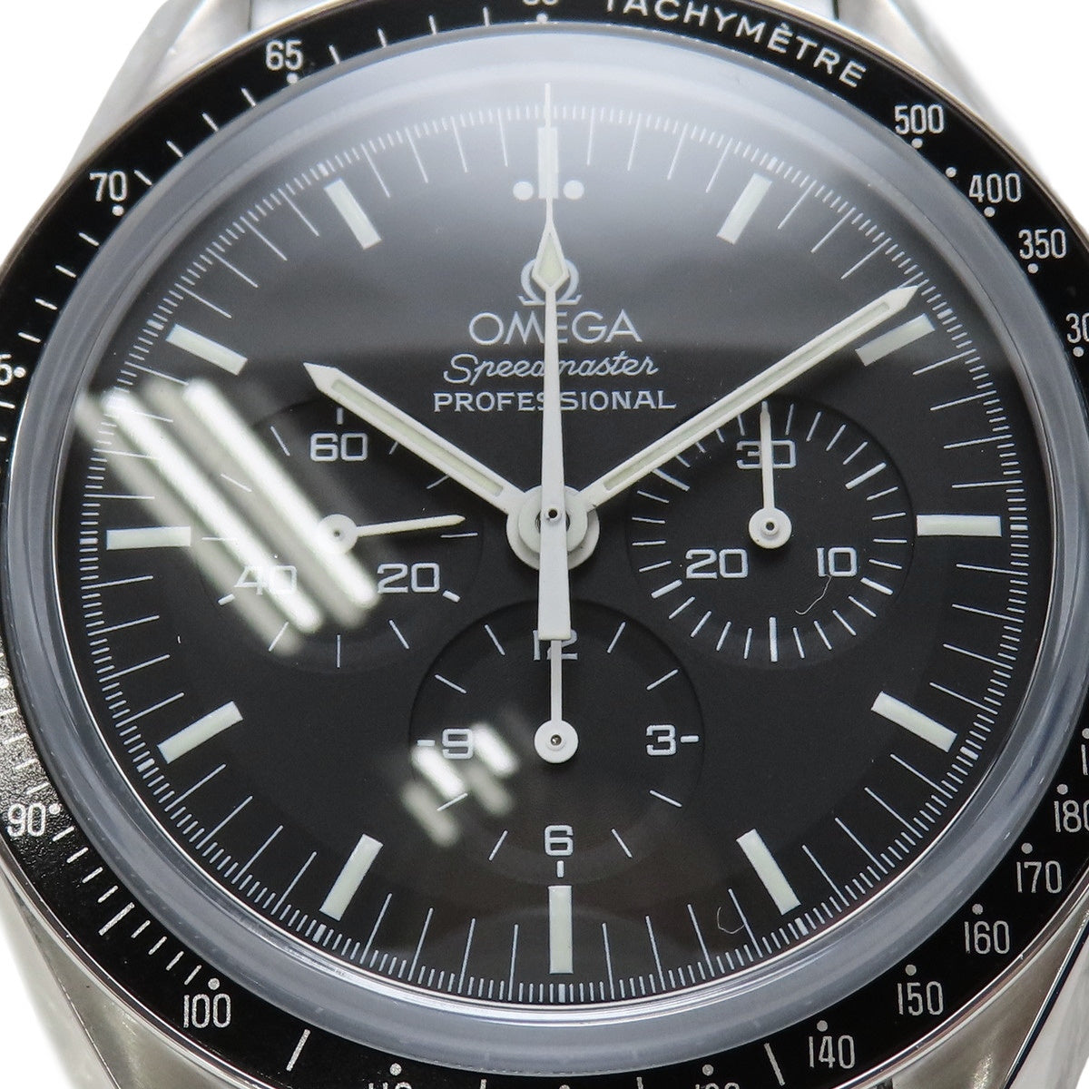 Speedmaster Professional Moonwatch 3573.50.00 SS Black Manual Winding Men's