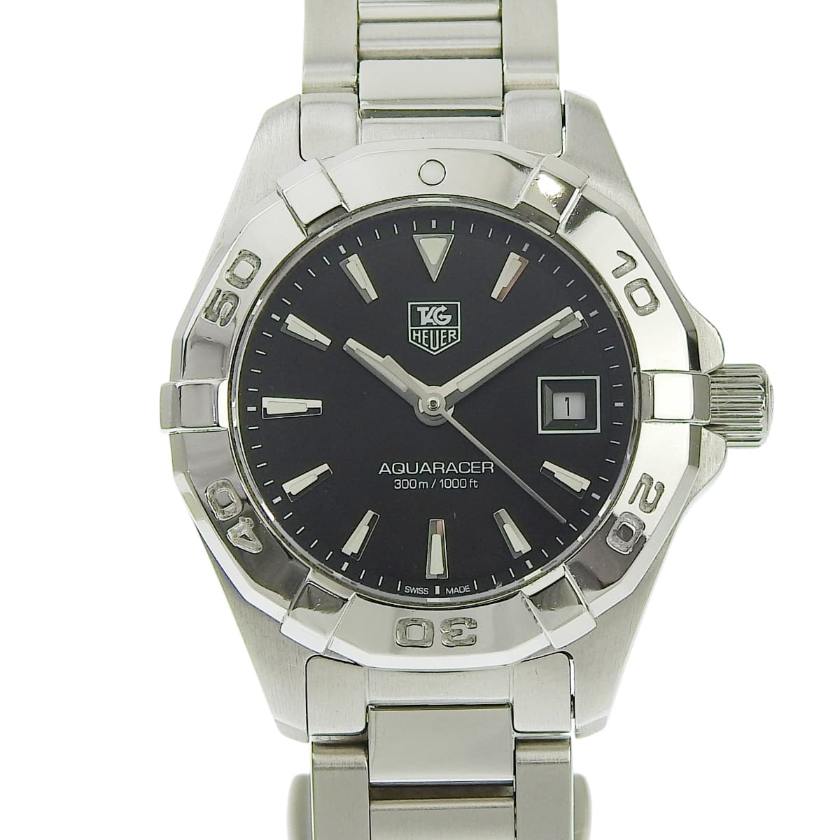 アクアレーサー WAY1410.BA0920 SS ブラック クオーツ レディース