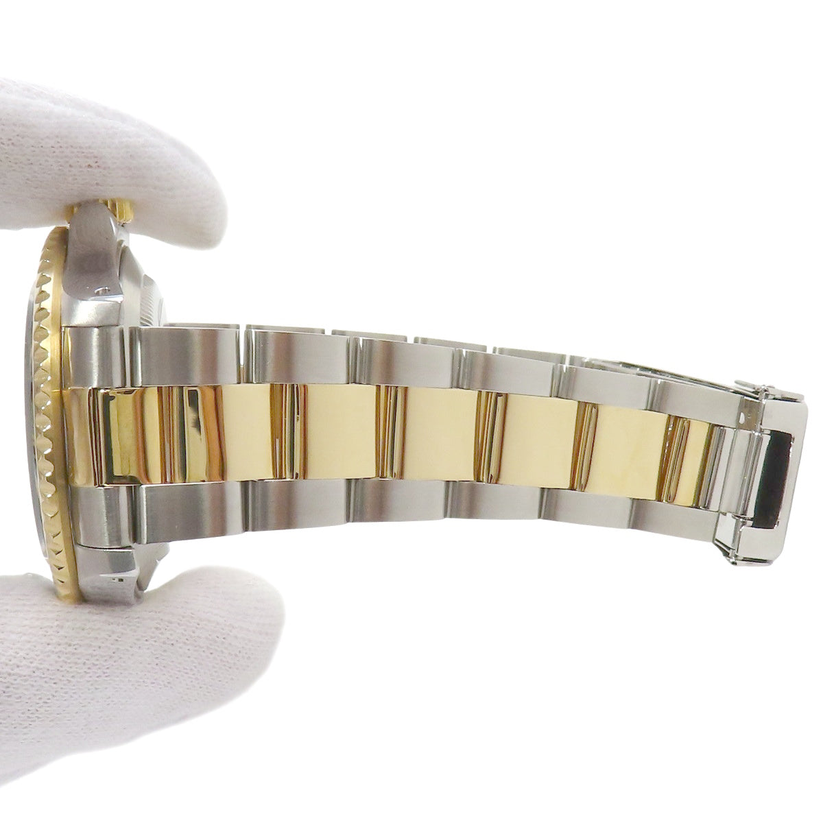 サブマリーナー デイト トリチウム 16613 YG/SS S番 ブラック 自動巻き メンズ