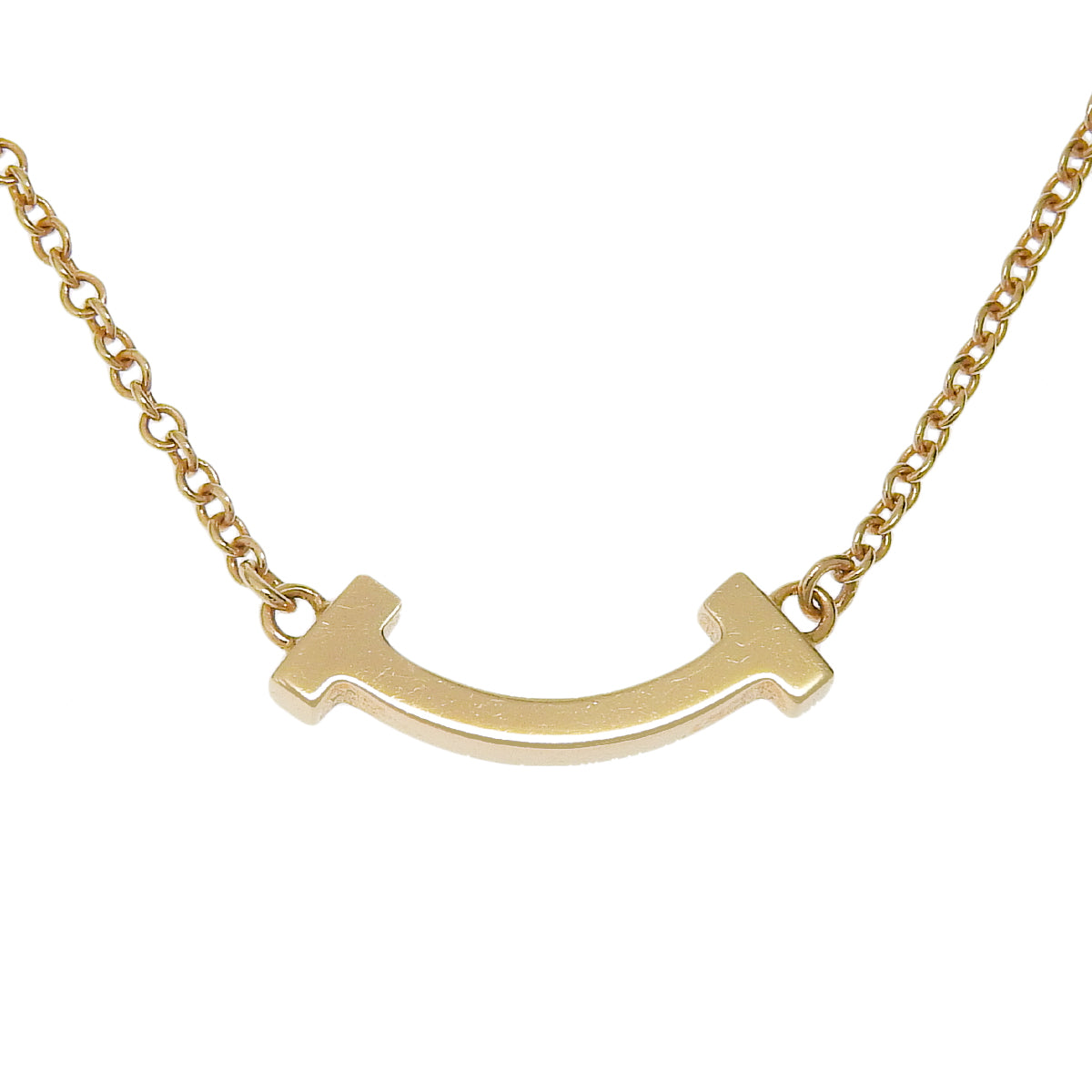 スマイル ペンダント ミニ イエローゴールド K18YG