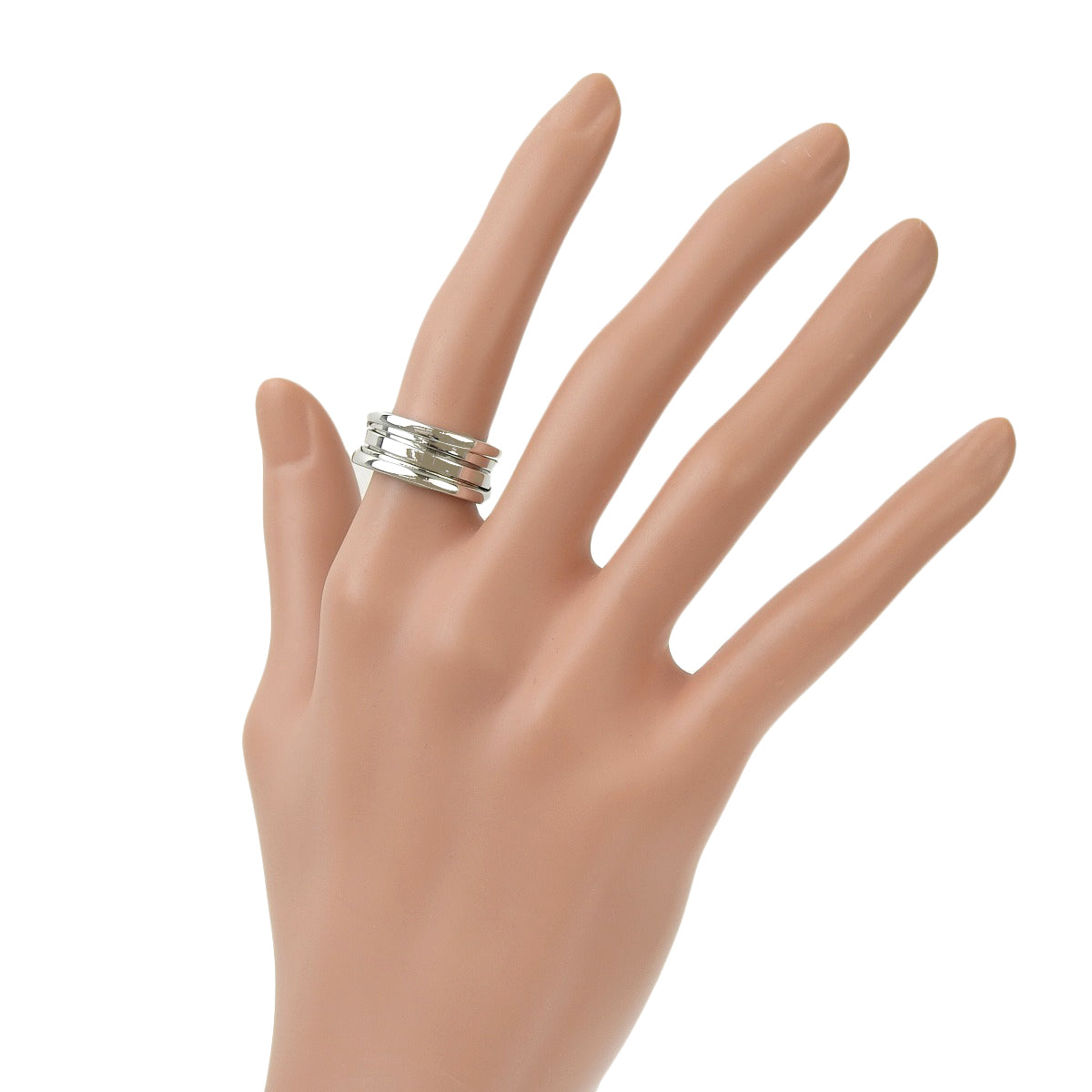 ビー・ゼロワン リング ホワイトゴールド K18WG B-zero1