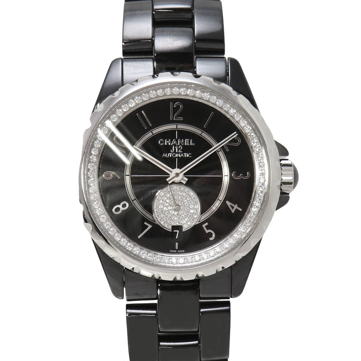 J12 H3840 セラミック ブラック ダイヤインデックス 自動巻き