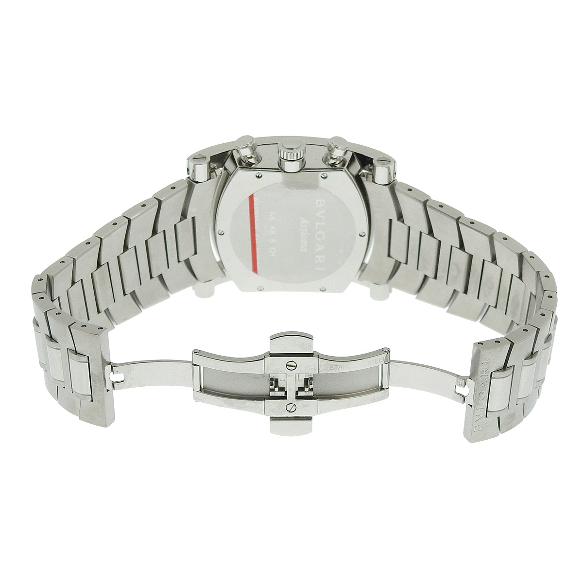 アショーマ クロノグラフ AA48SCH SS グレー 自動巻き メンズ