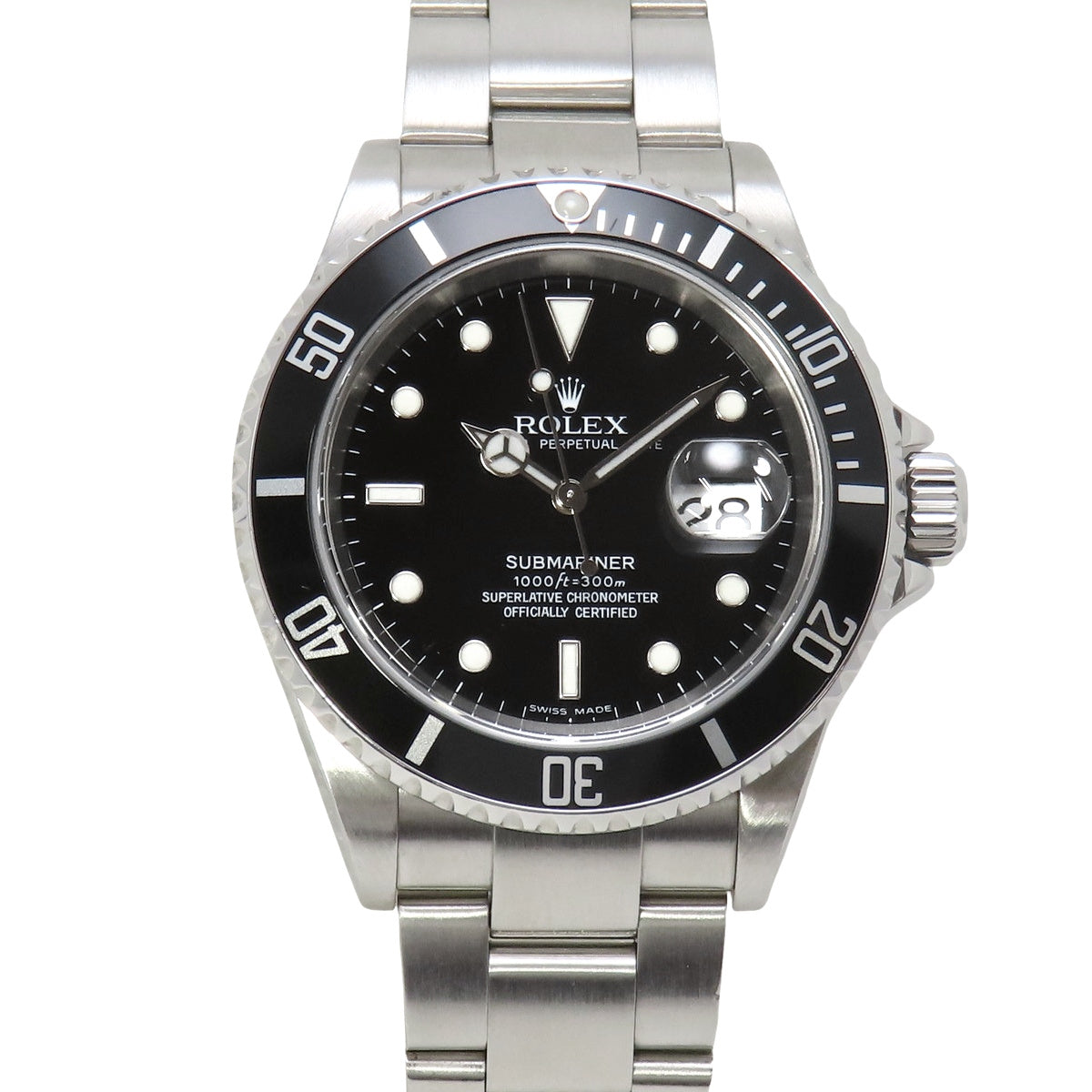 サブマリーナー 16610 SS Z番 ブラック 自動巻き メンズ
