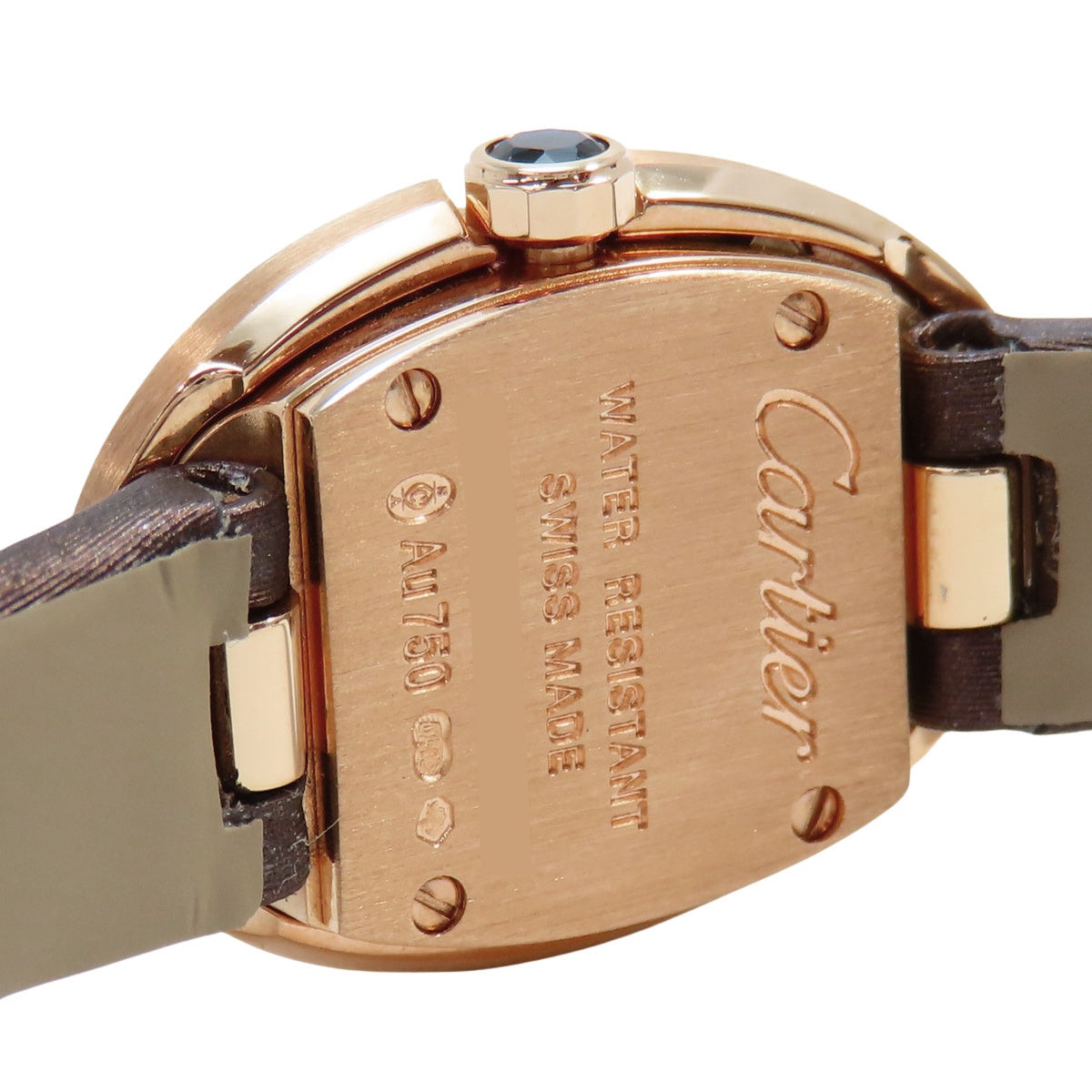 ミニベニュワール W8000017 PG/サテン/革 シルバー クオーツ