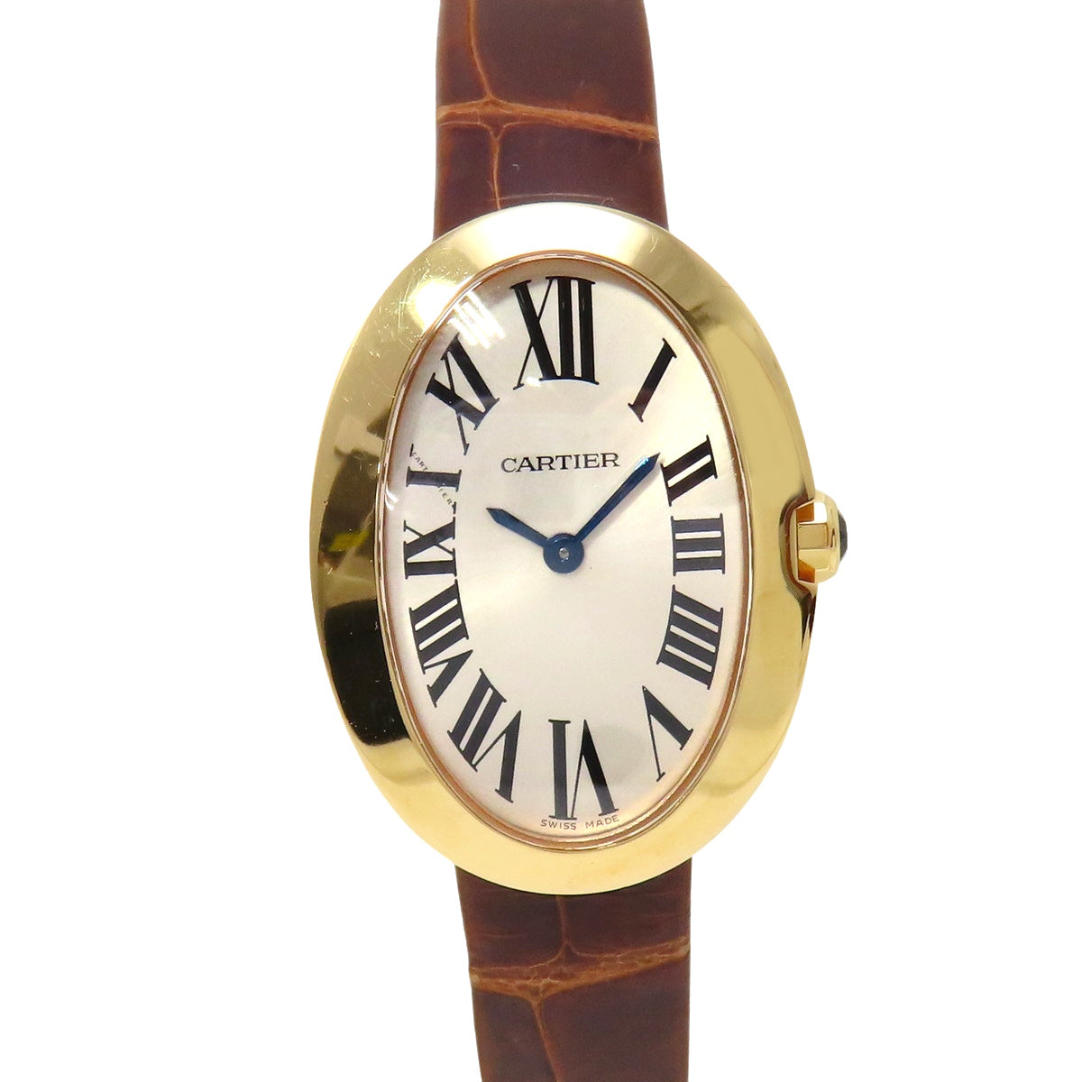 Baignoire SM W8000007 PG/Leather Silver Quartz Women's