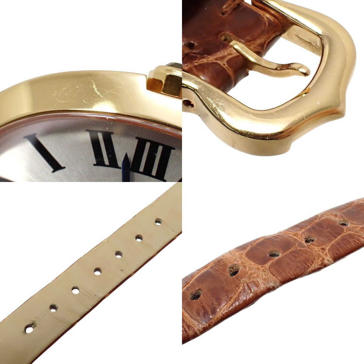 Baignoire SM W8000007 PG/Leather Silver Quartz Women's